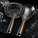 Strainer Pair: Hawthorne + Julep — detail view