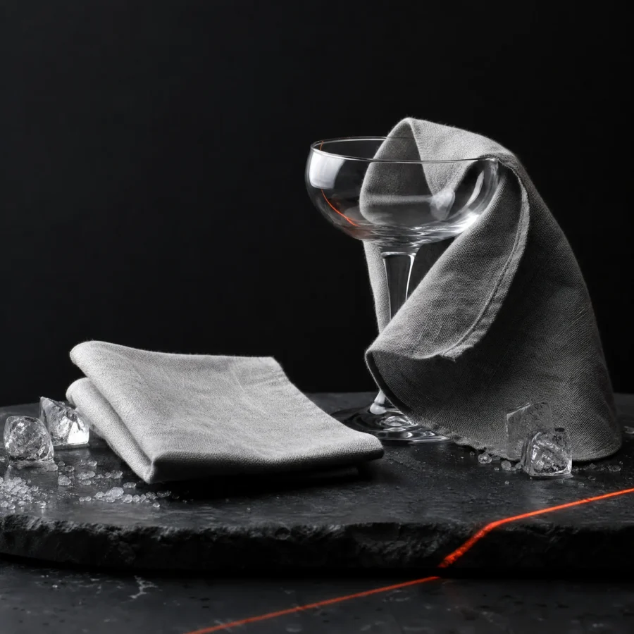 Linen-Blend Polishing Cloths — Pair — main product view