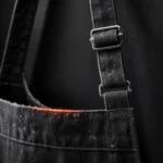 Cotton Bib Apron — detail view