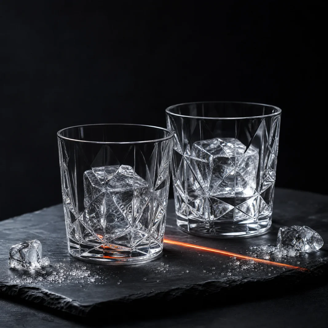 Faceted Rocks Glass 300 ml — Pair — main product view