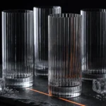 Ribbed Highball 450 ml — Set of 4 — detail view