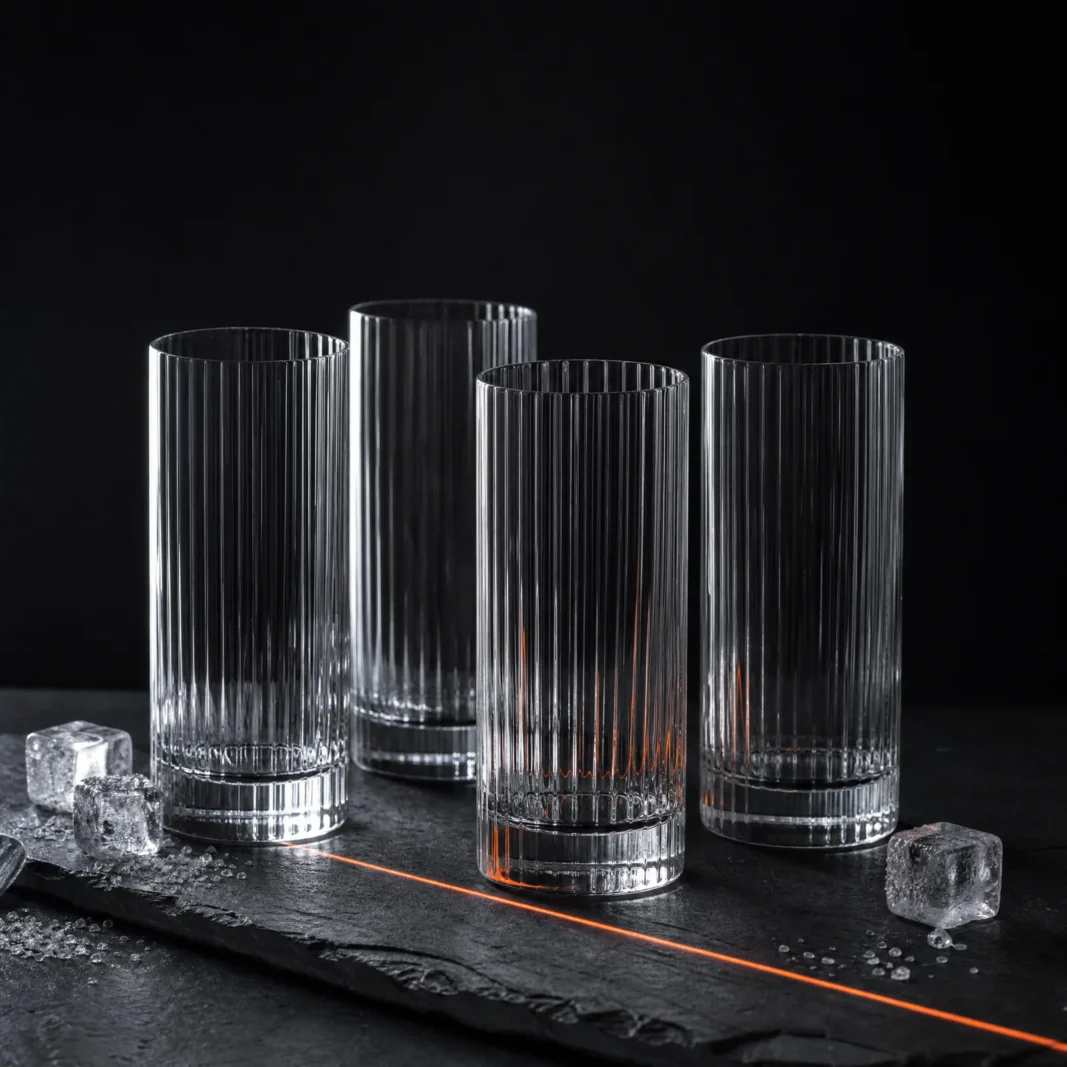 Ribbed Highball 450 ml — Set of 4 — main product view
