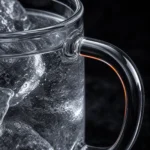 Clear Glass Mug 400 ml — detail view