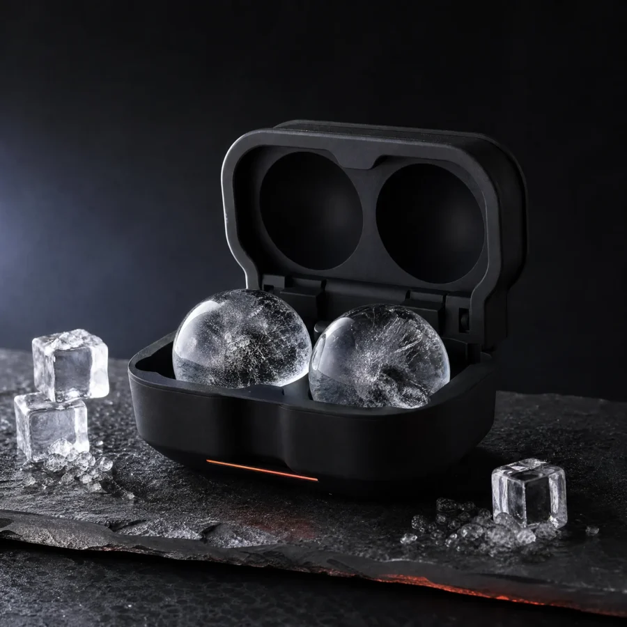 Sphere Ice Mould 6 cm — 2 Cavity — main product view