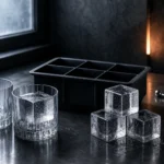 Large Cube Tray 5 cm — 6 Cavity — in use