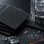 Felt Coasters 10 x 10 cm — Set of 6 — detail view